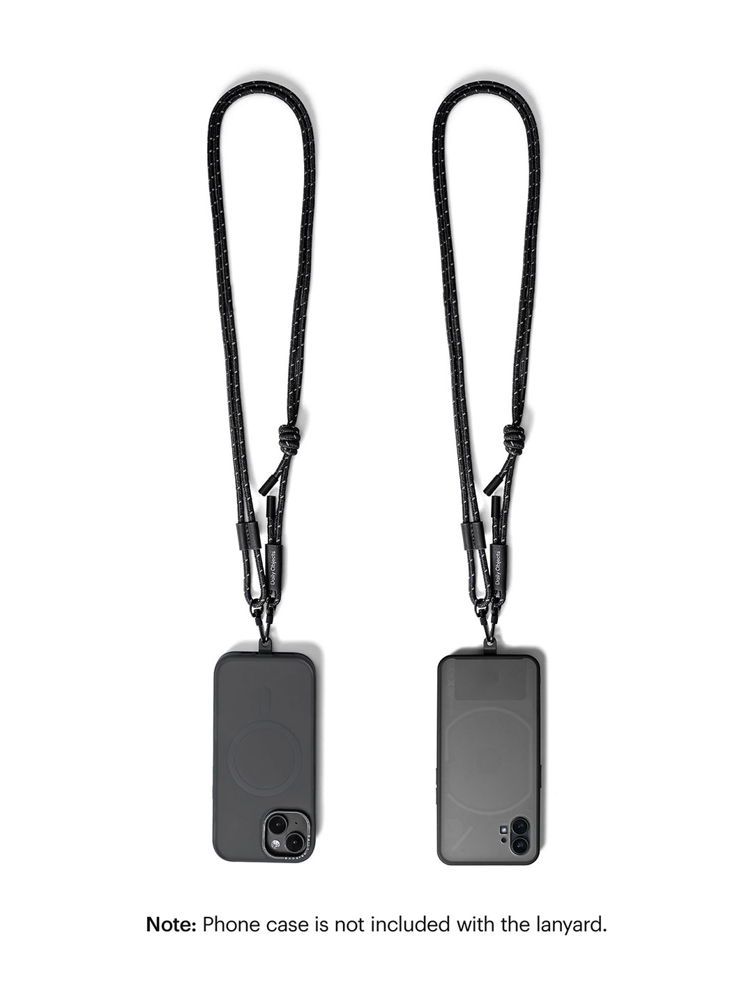DailyObjects Black Reflective Crossbody Phone Lanyard - Cord Mobile Accessories