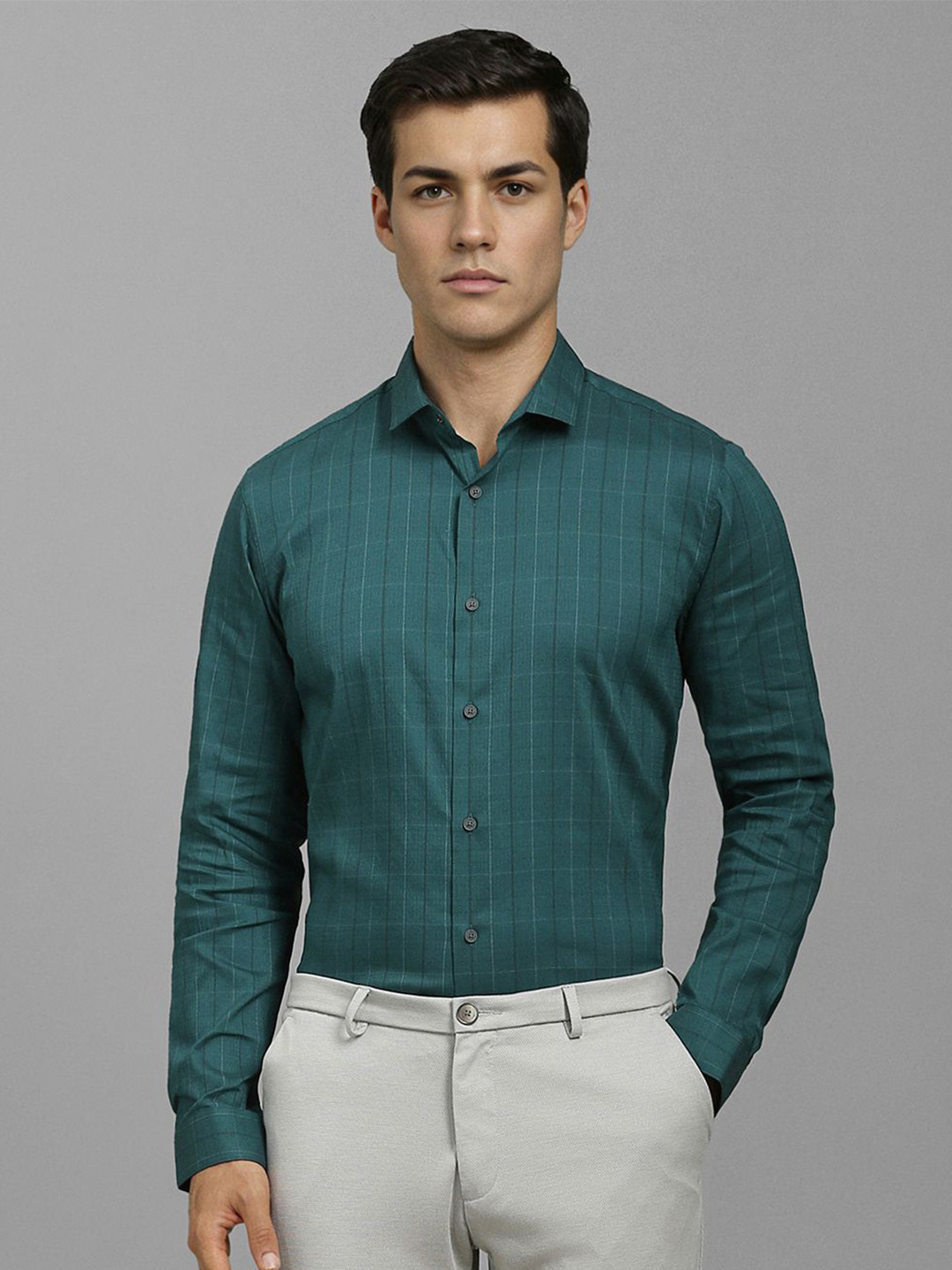 Louis Philippe Sport Men Other Checked Super Fit Casual Shirt