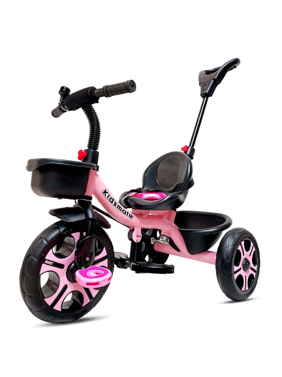 KIDSMATE Kids Pink Junior Tricycle with Parental Control