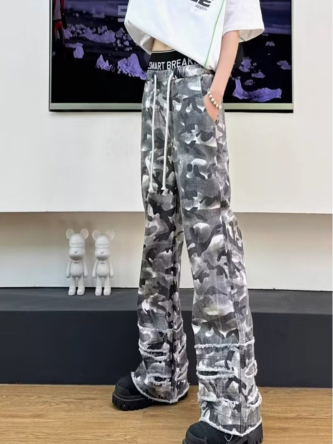 StyleCast Men Camouflage Trousers