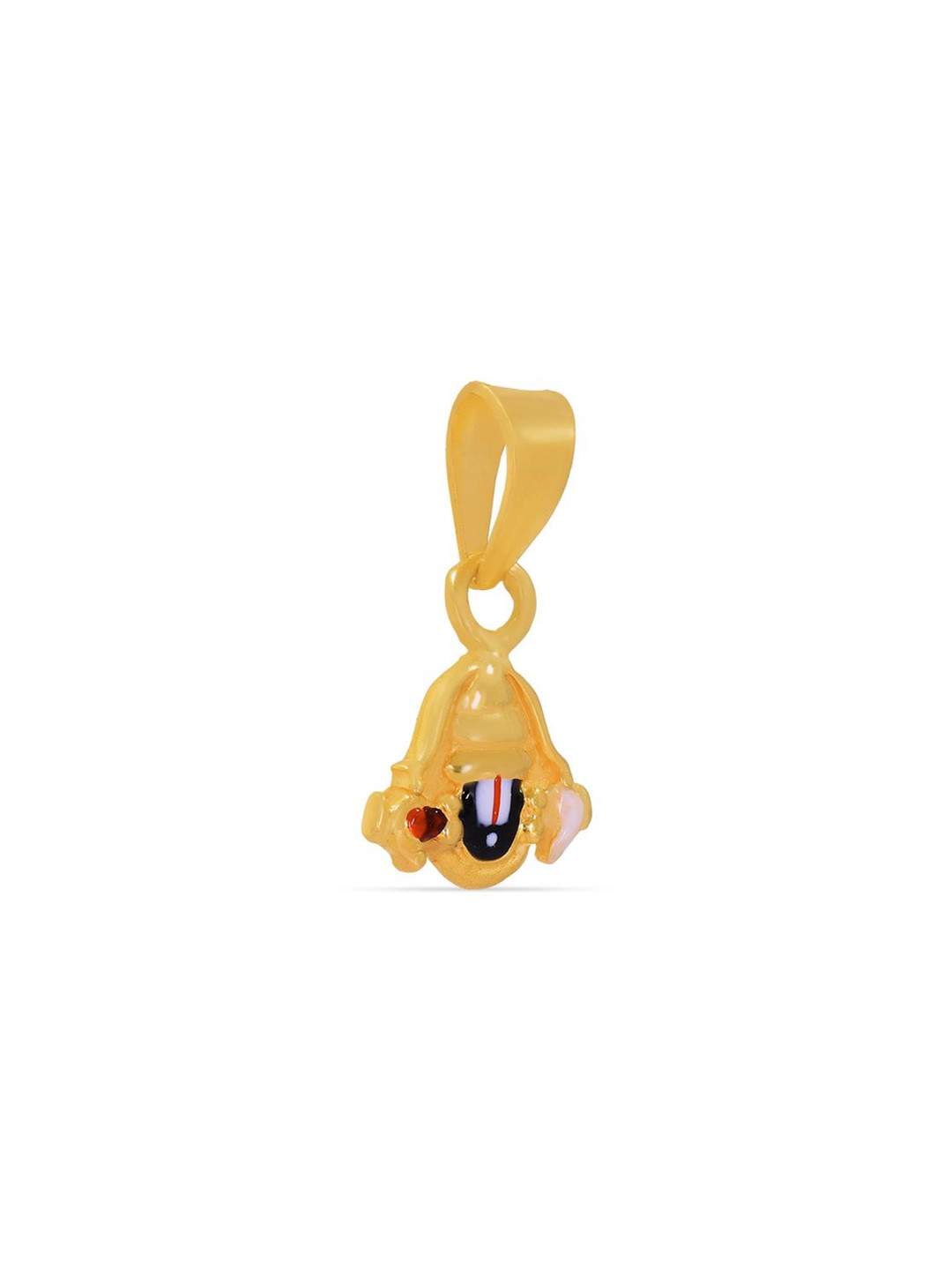 BHIMA 22K BIS Hallmark 916 Purity Yellow Gold Balaji Pendant