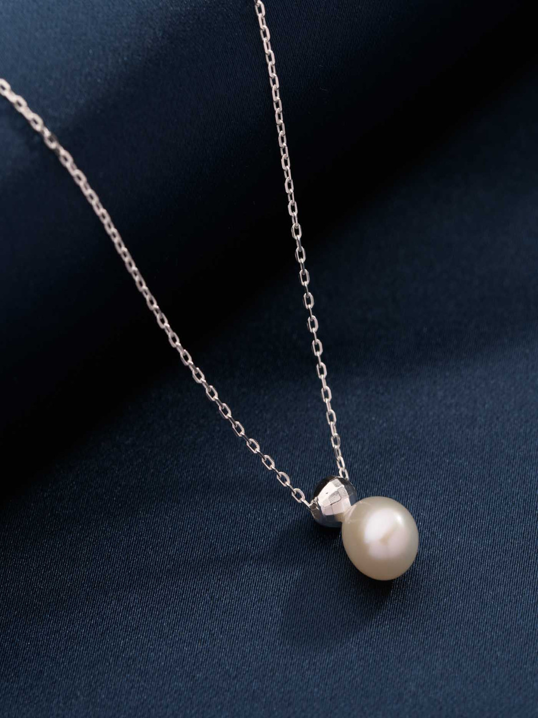 Gargi by P. N. Gadgil & Sons 925 Sterling Silver Minimal Necklace