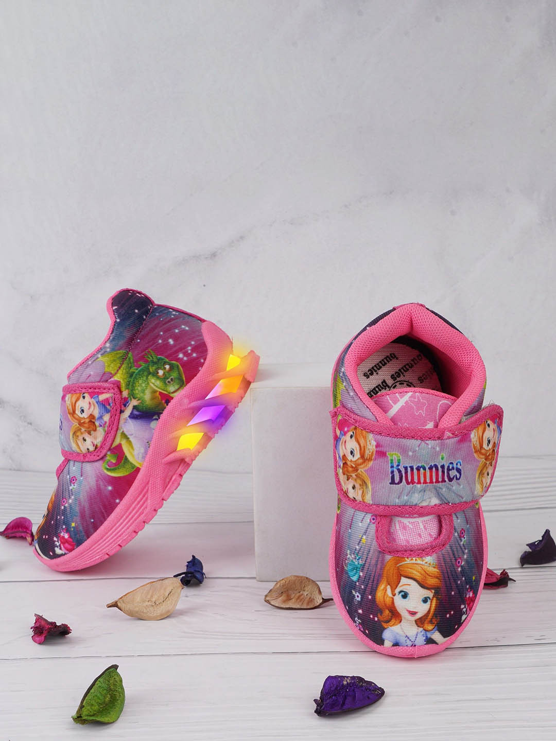 BUNNIES Kids Printed High-Top Slip-On Sneakers
