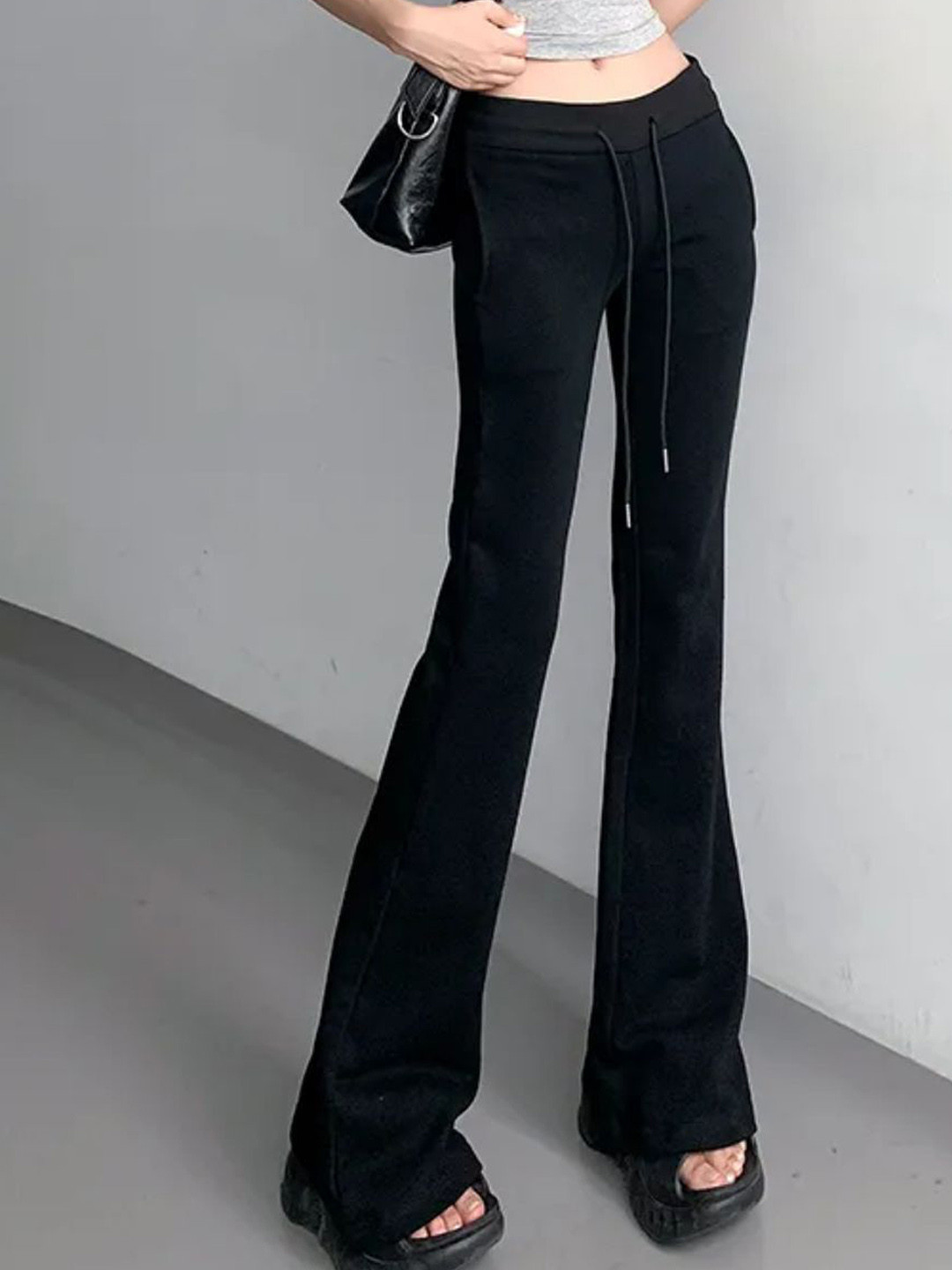 EVERDION Women Bootcut Track Pant