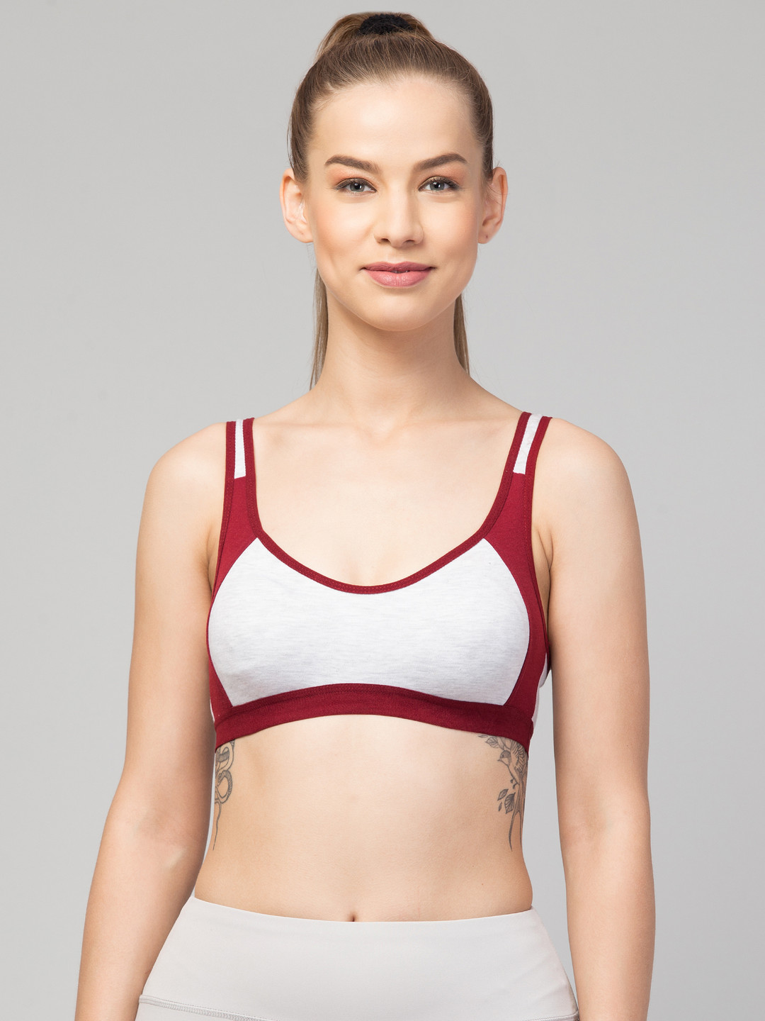 ULLAS Cotton Full Coverage Workout Bra