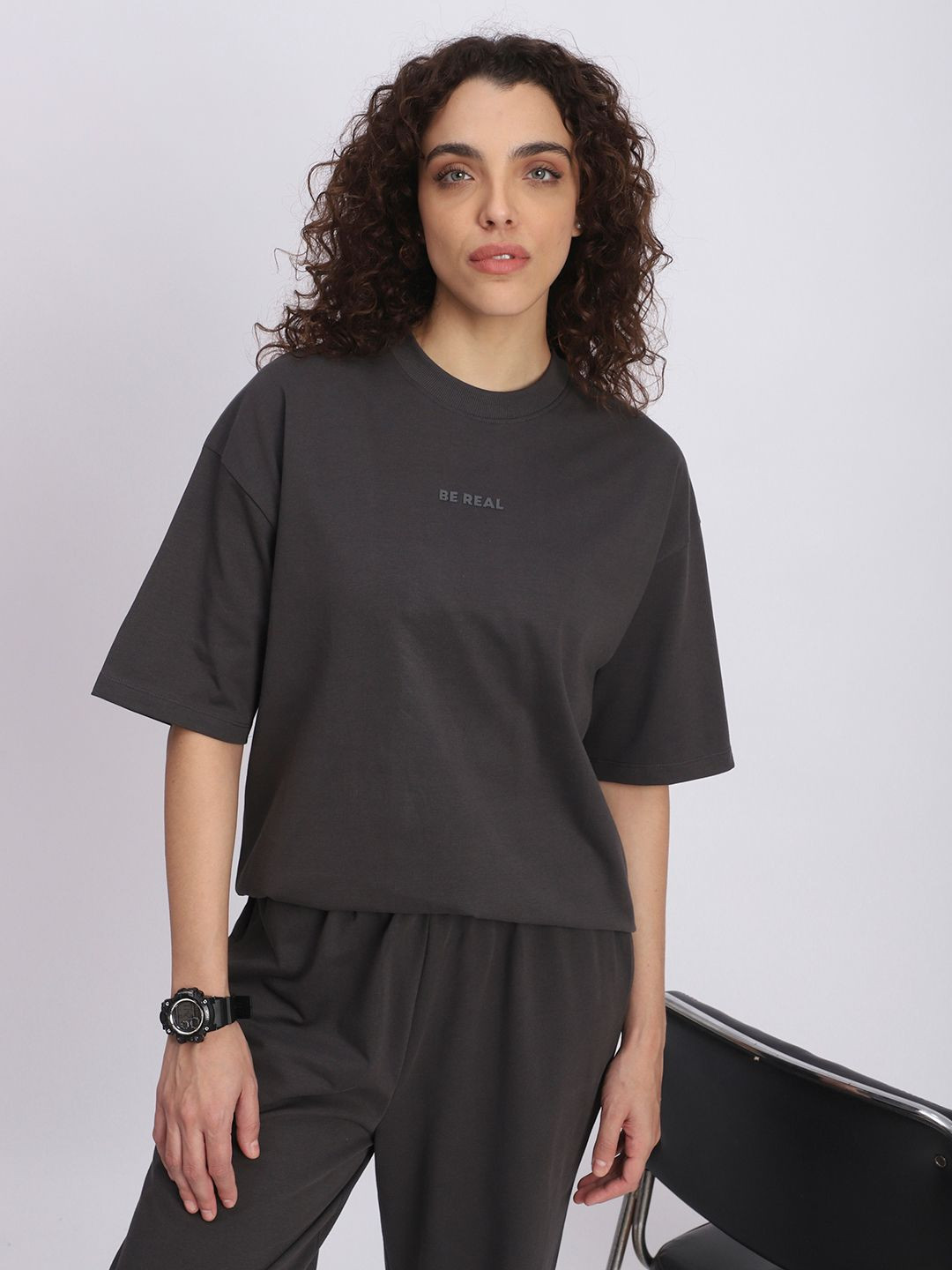 R&B Cotton Boxy Top