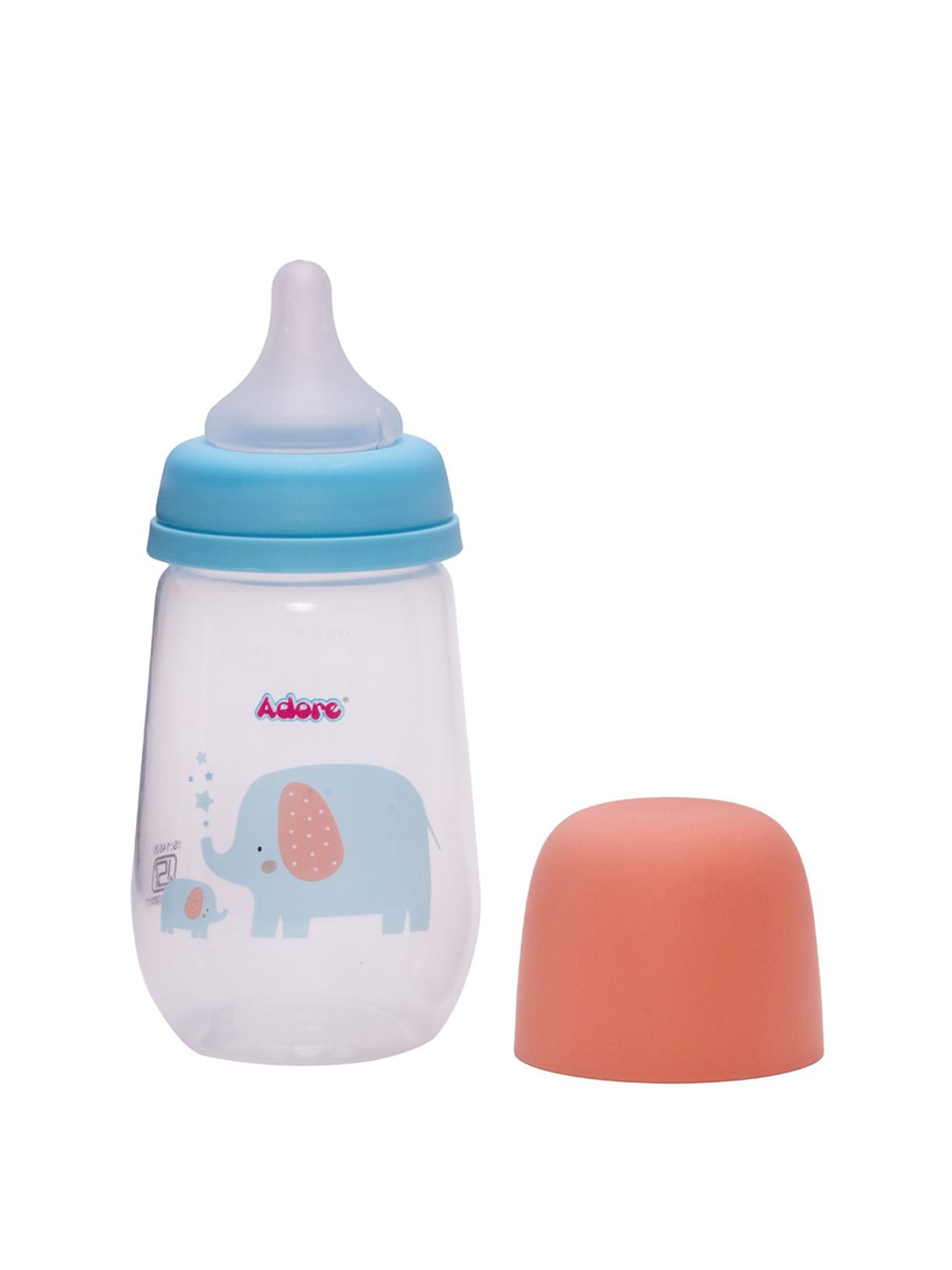 Adore Skoot Wide Kids Blue Feeding Bottle 250 ml
