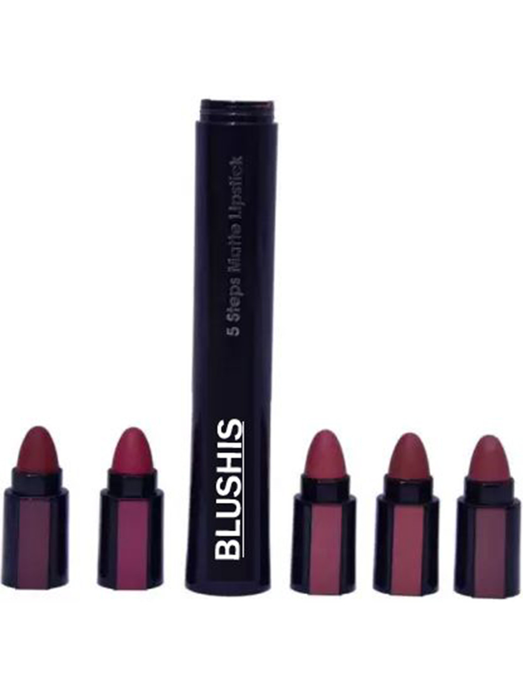 BLUSHIS 5 Step Pop Push Play Long Lasting Matte Lipstick-10 ml