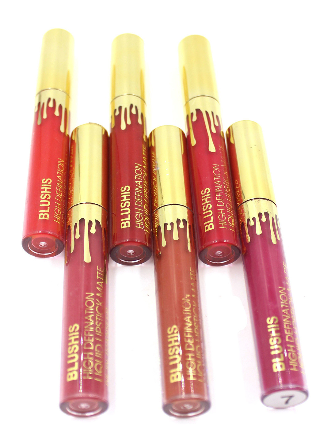 BLUSHIS High Defination Non Transfer Matte Liquid Lipstick - 7 ml - Magenta