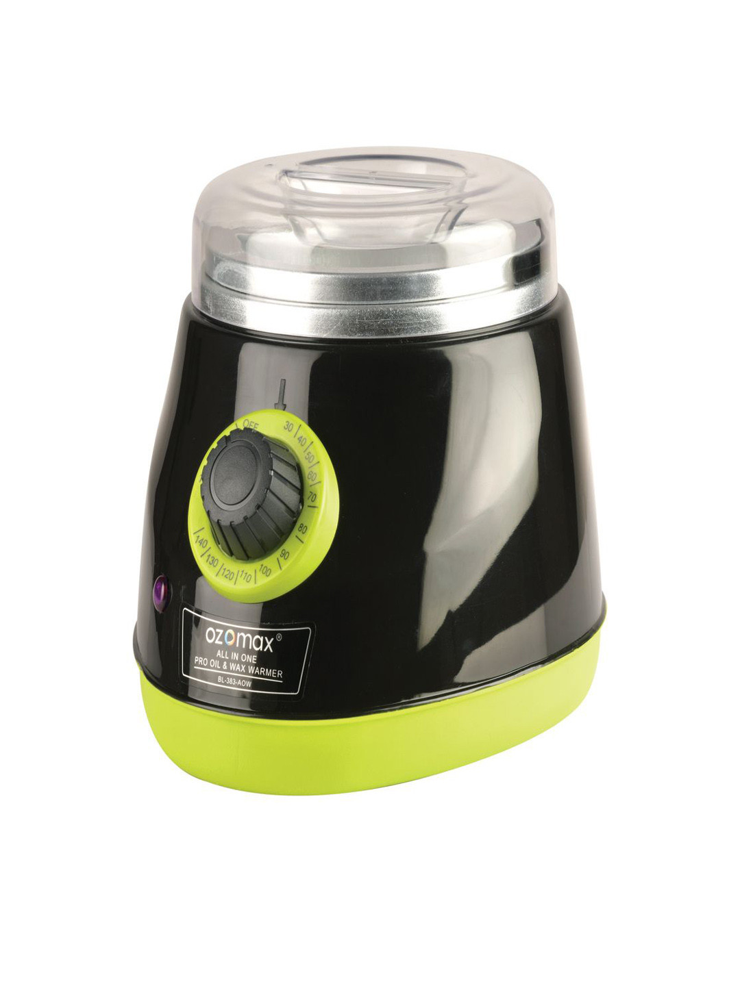 OZOMAX The Ultimate All In One Pro Oil & Wax Warmer - 450 g- Black
