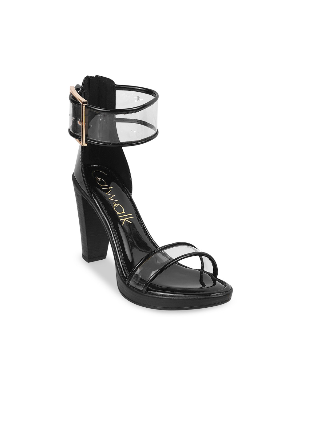 Catwalk PU Block with Buckles