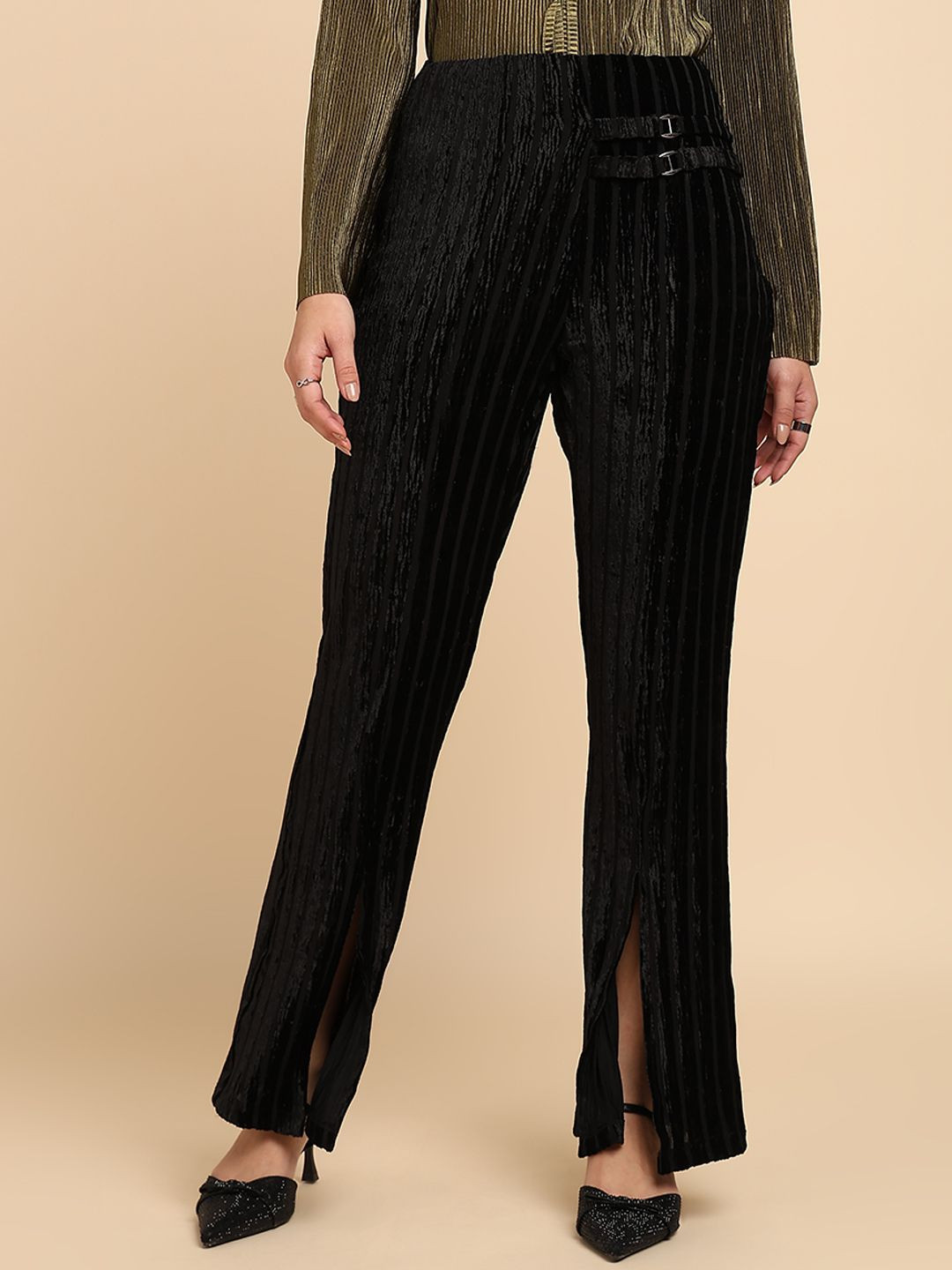 SAFFE Women Smart High-Rise Trousers