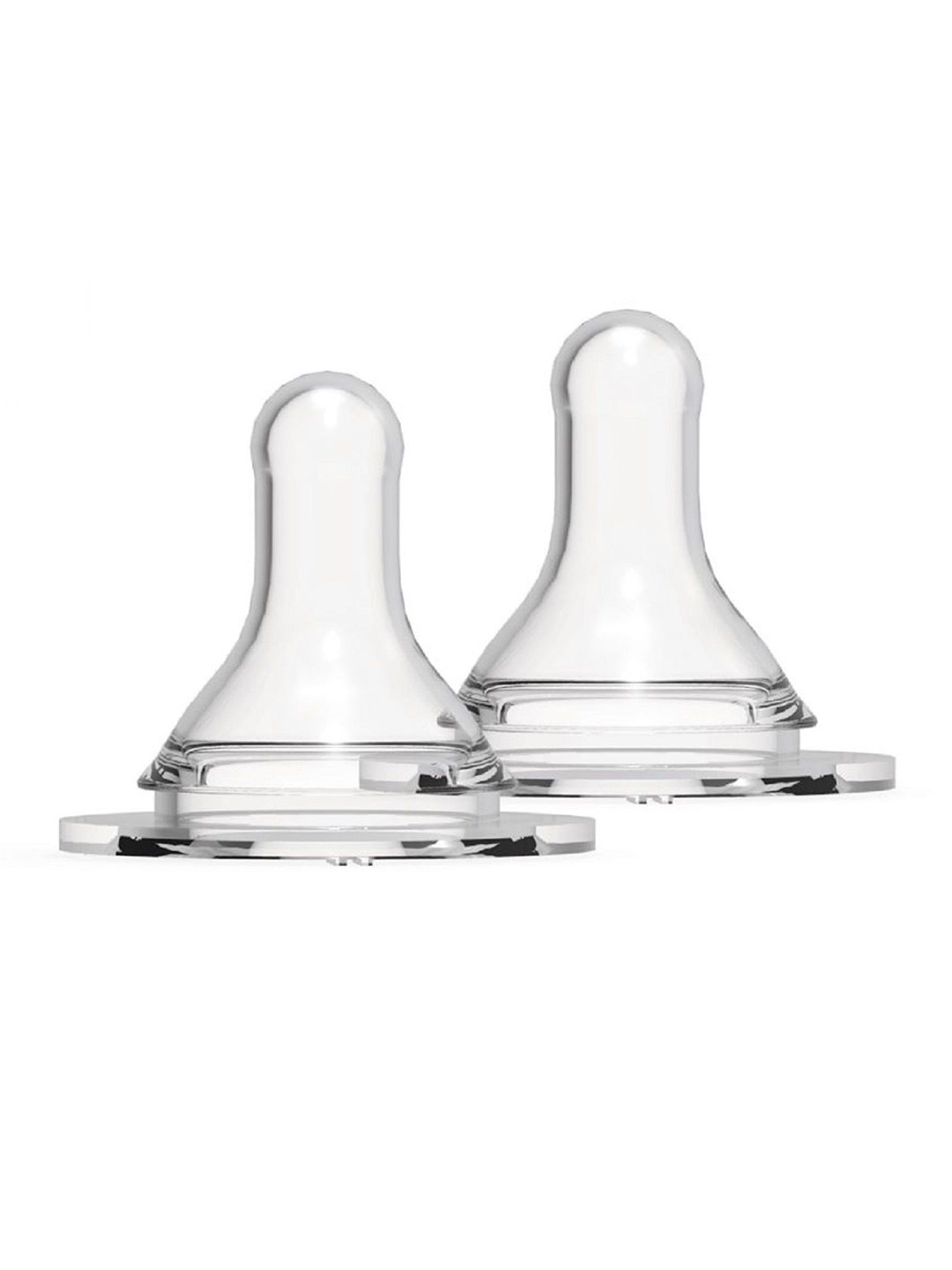 Adore Infant Pack of 2 Anti-Colic Soft Silicon Teat