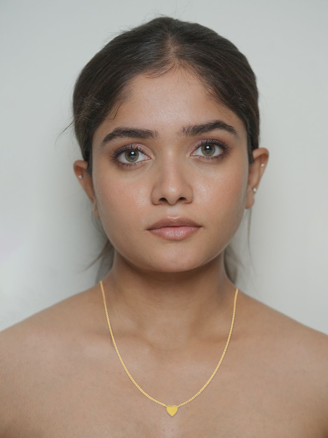 BHIMA 22K BIS Hallmark 916 Purity Yellow Gold Love Pendant Necklace