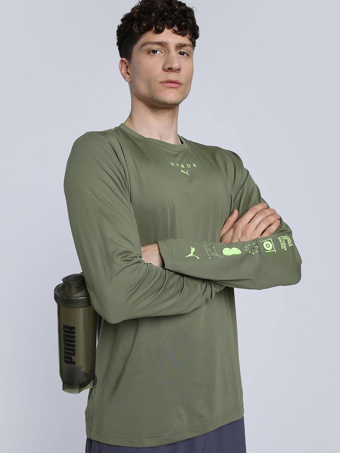 Puma x Hyrox Cloudspun Men's Long-Sleeve Training Tee