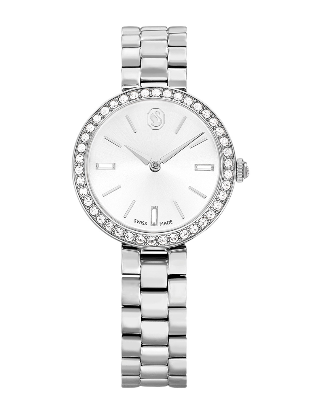 SWAROVSKI Women Analogue Watch CERTA:MB STS/WHT/STS