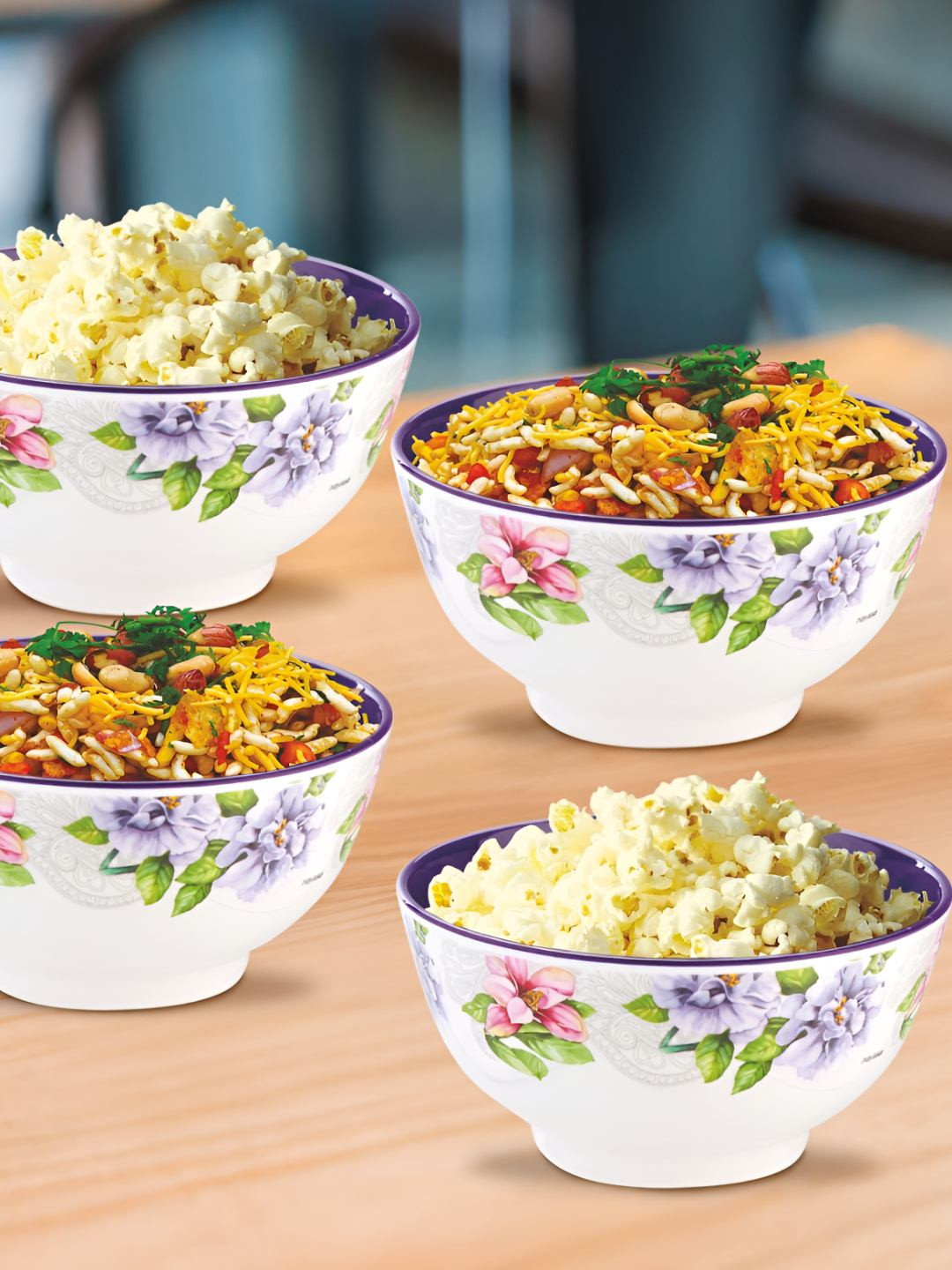Nayasa Melamine Set of 4 Serving Bowl Set- 1100 ml