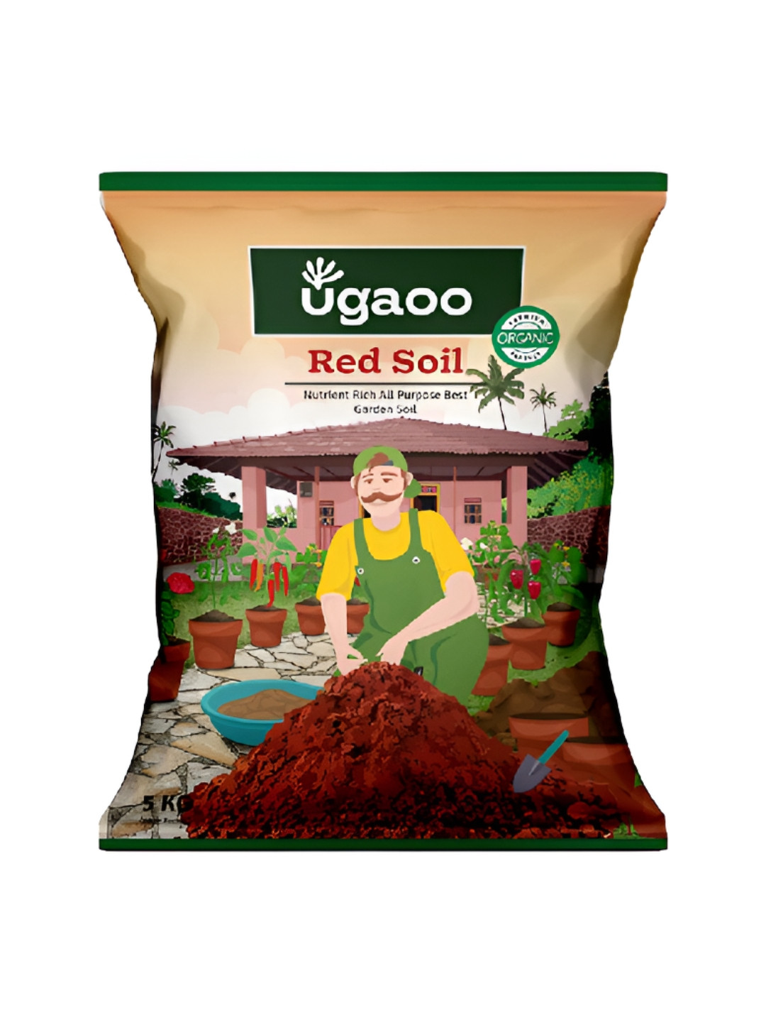 UGAOO Red Garden Soil - 5 Kg