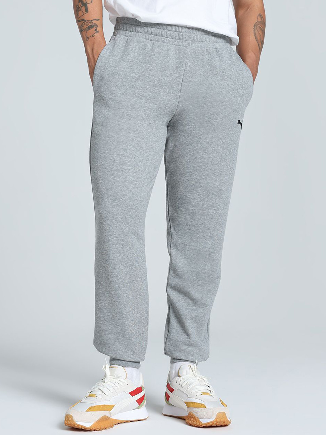 Puma Men Cotton Knitted Sweatpants