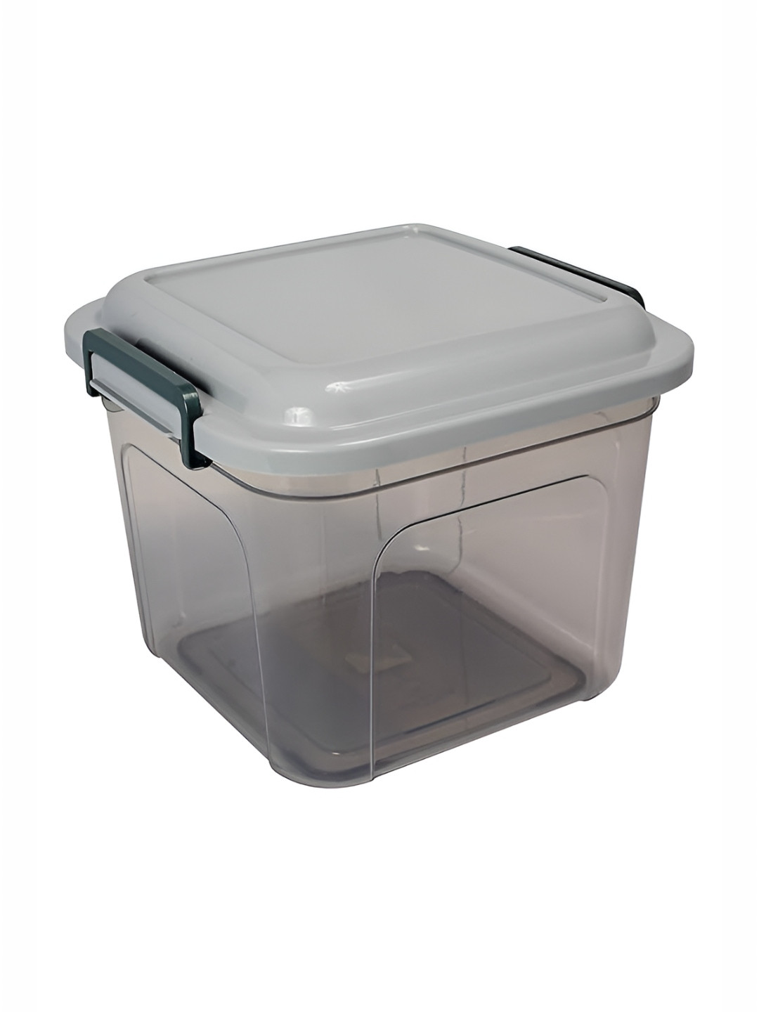 Nayasa Store-in Grey Plastic Air Tight Clip-On Box Container Set-14L