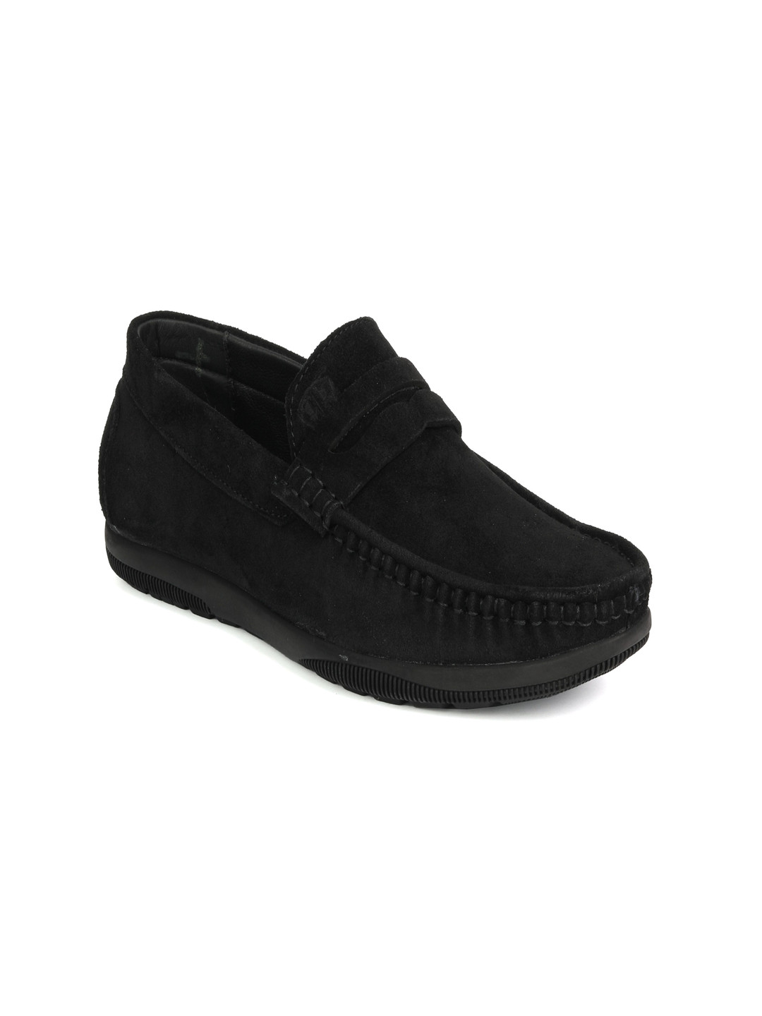BRATVA Men Suede Penny Loafers