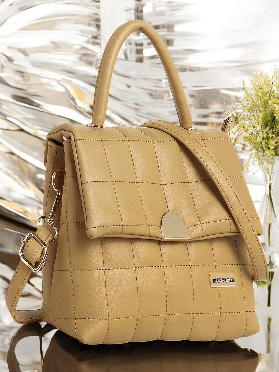 BLUE WORLD Women Solid Crossbody Sling Bag