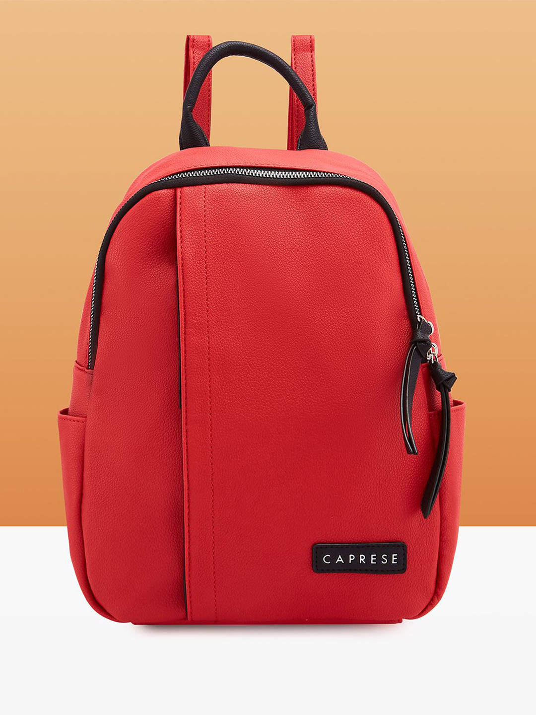 Caprese Tia Women Red Medium Backpack