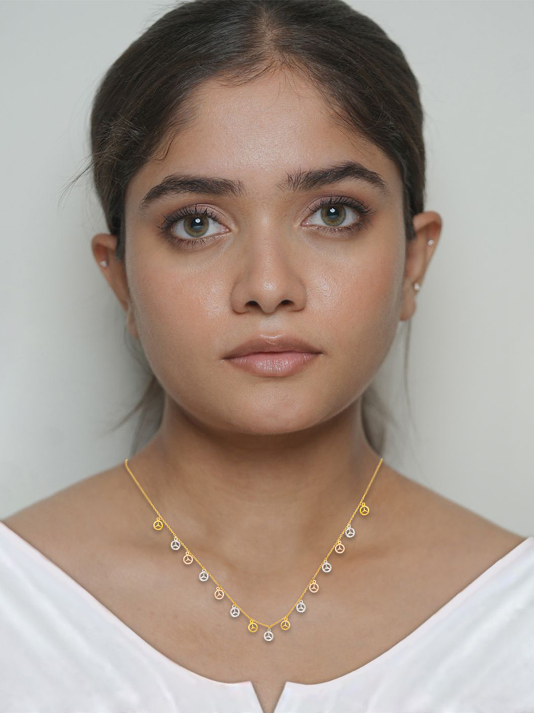 BHIMA 22K BIS Hallmark 916 Purity Yellow Gold Benz Drop Necklace