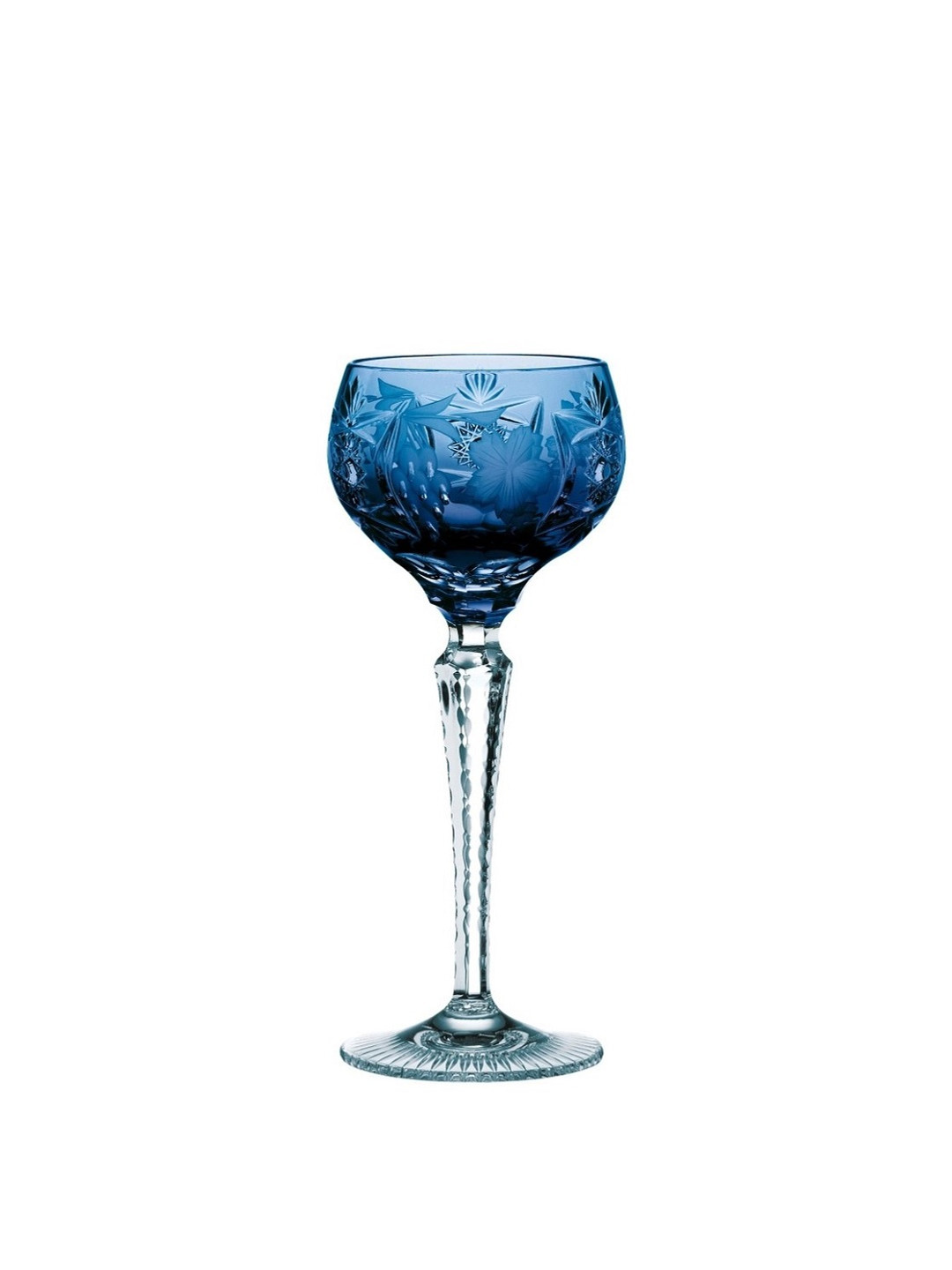 Nachtmann Traube Blue Crystal Wine Glass