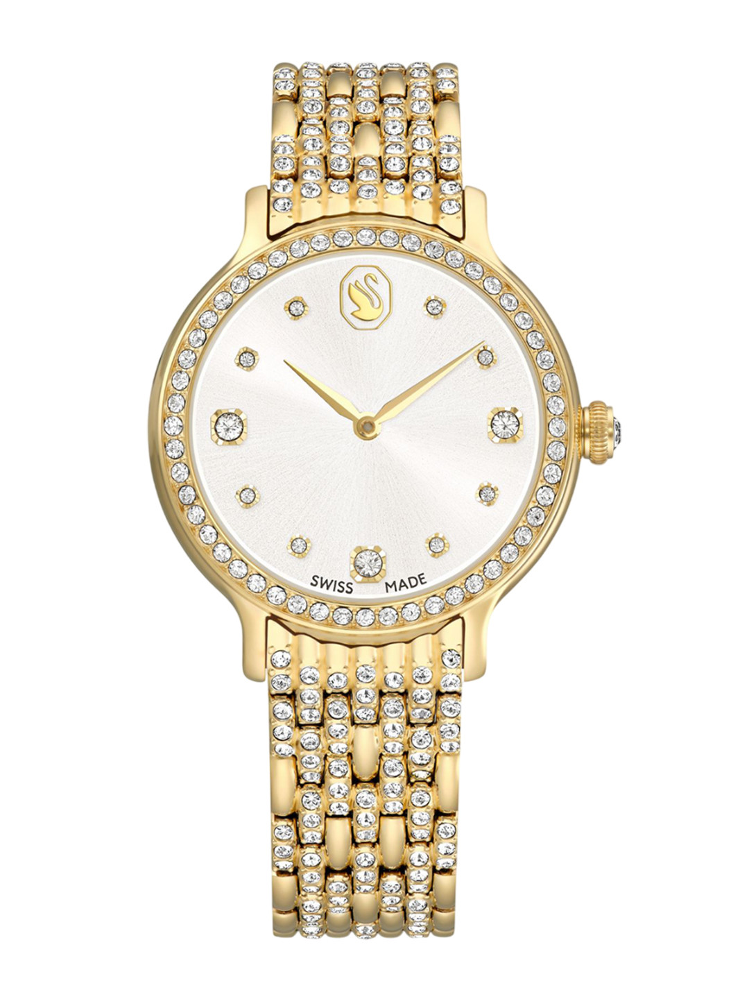 SWAROVSKI Women Analogue Watch IMBER W:MB PGO/WHT/PGO