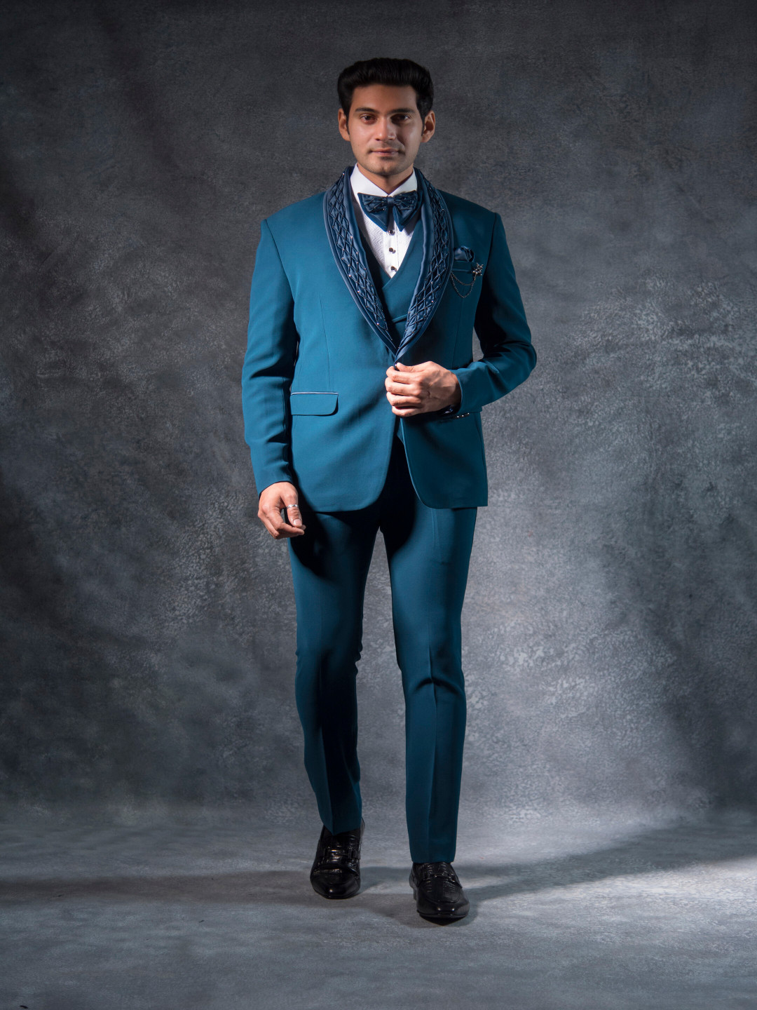 Denis Parkar Single-Breasted Five-Piece Tuxedo Suit