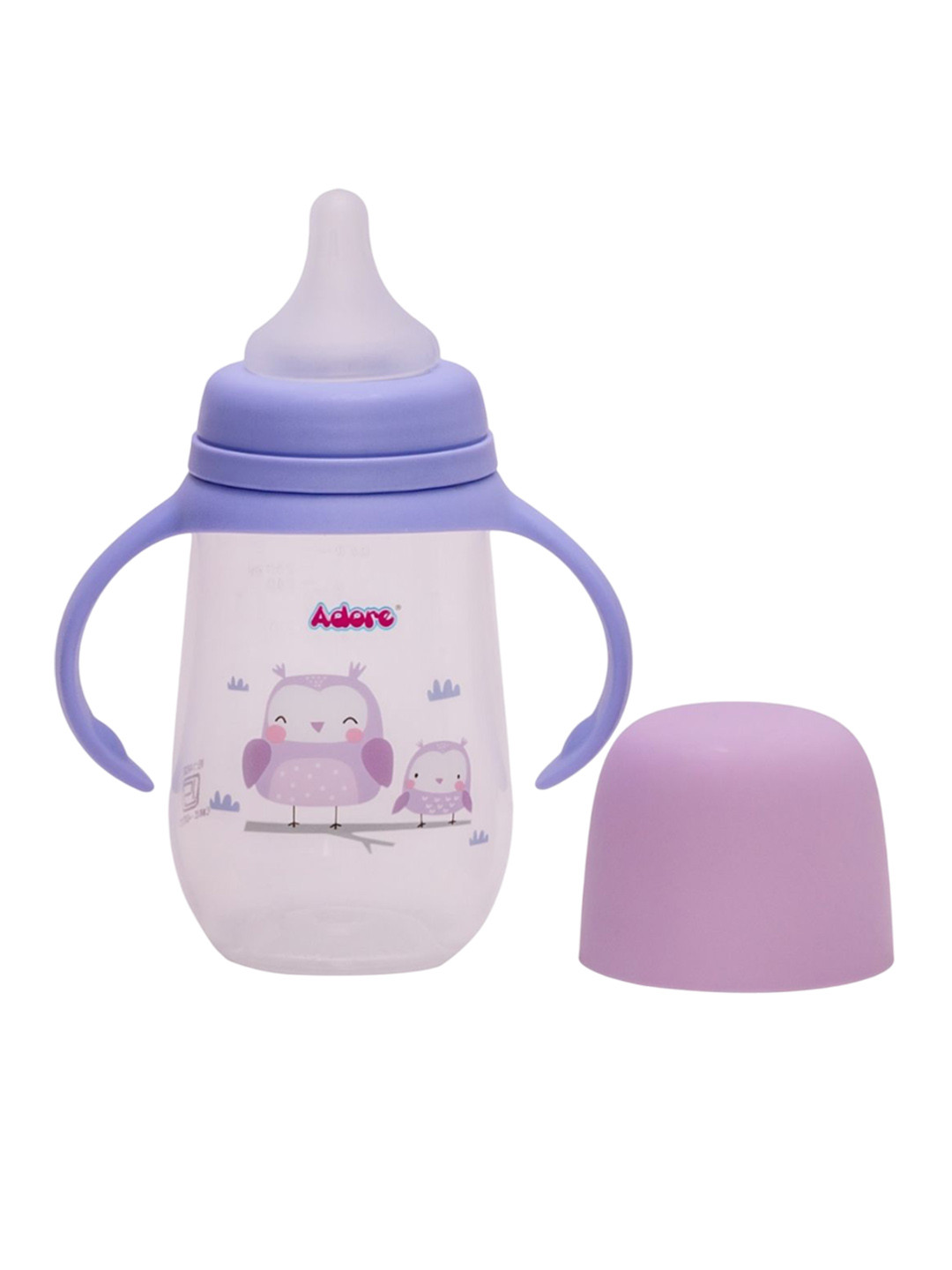 Adore Kids Blue & Purple Printed Feeding Bottle -250 ml