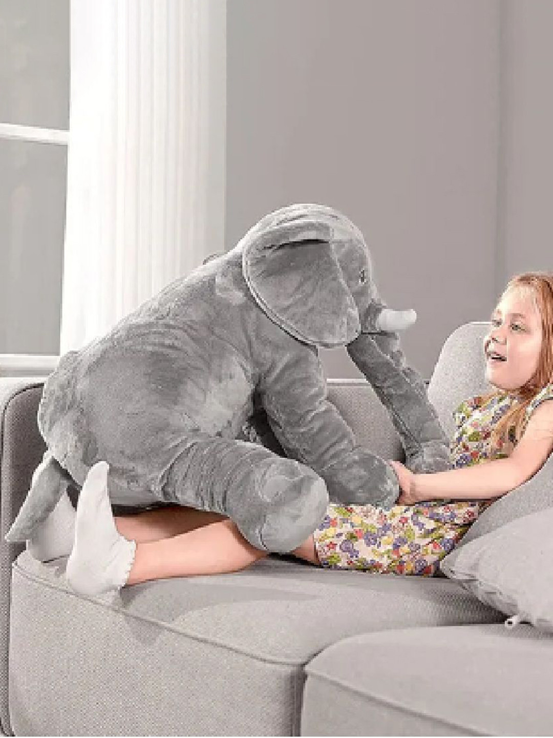 MUMMASMILE Kids Elephant Cotton Soft Toy