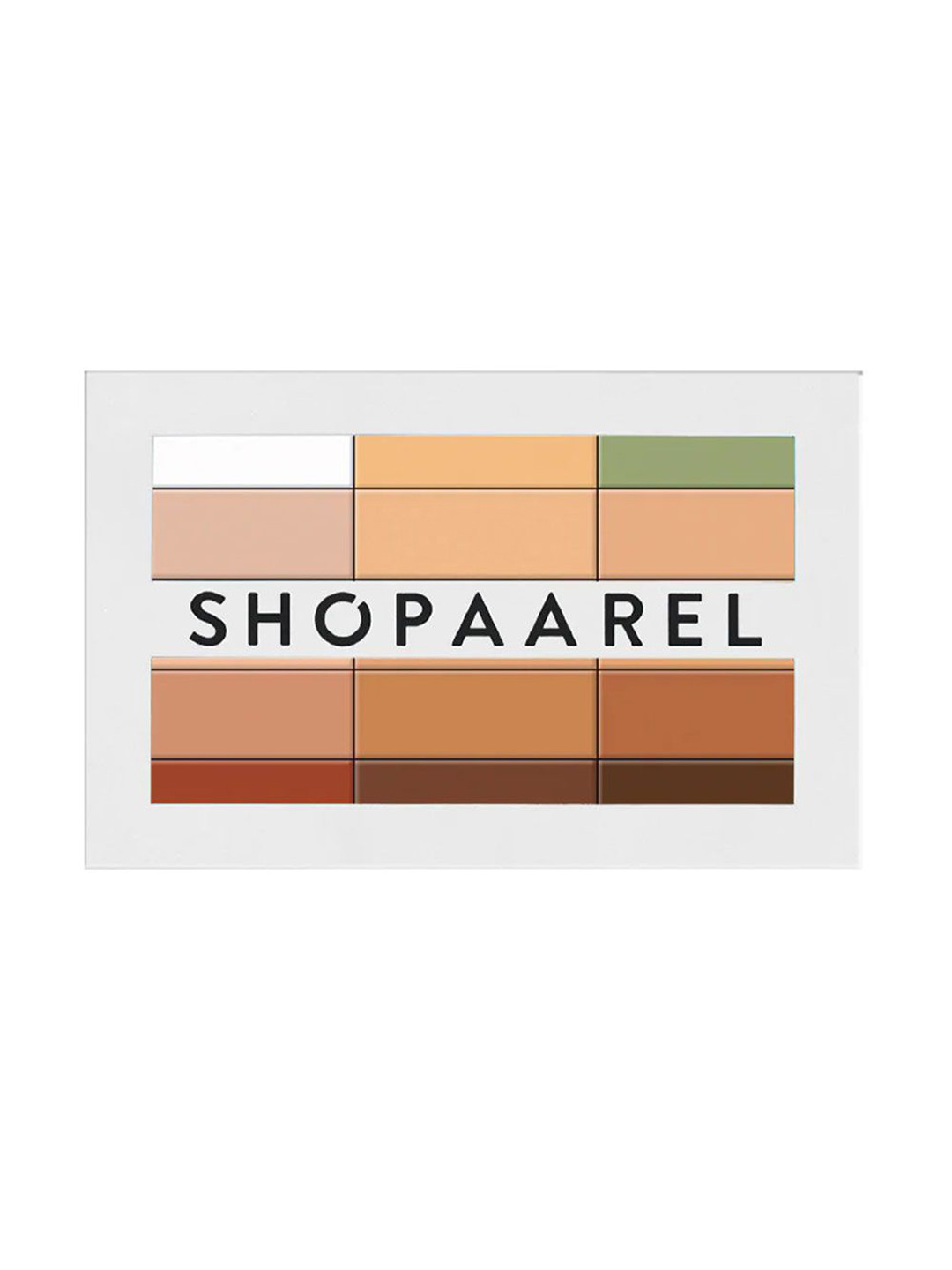 Shopaarel All In 1 Z Waterproof 12 Hrs Long Lasting Concealer Palette- 340 g White