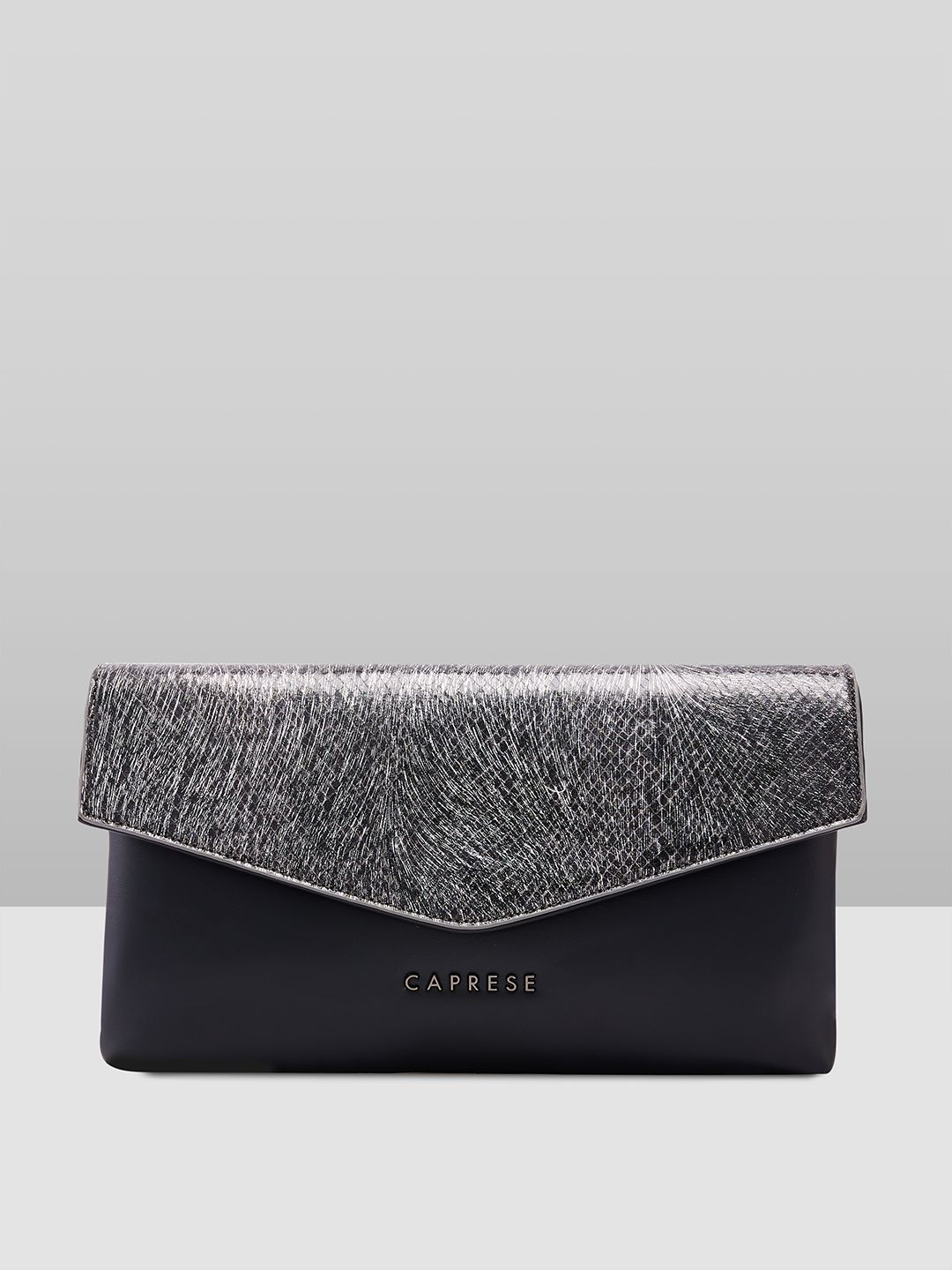 Caprese Ava Women Silver Large Clutch