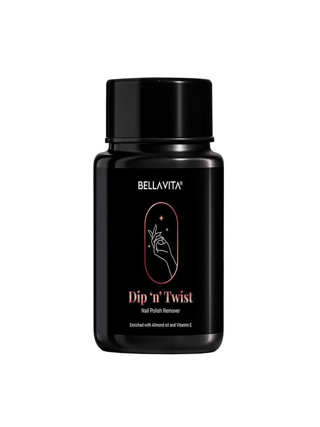 Bella Vita Organic Dip 'n' Twist Nail Polish Remover With Vitamin E And Almond Oil- 60 ml