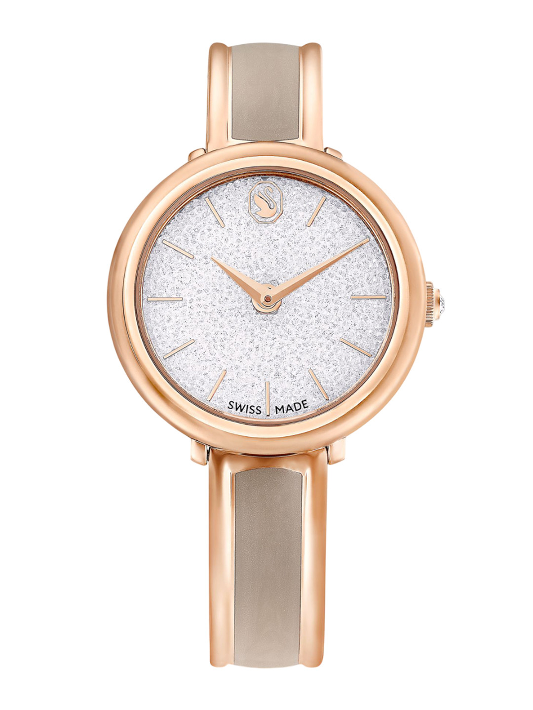 SWAROVSKI Women Analogue Watch CRYSTALLINE BANGLE:MB BEI/CRY/PRO