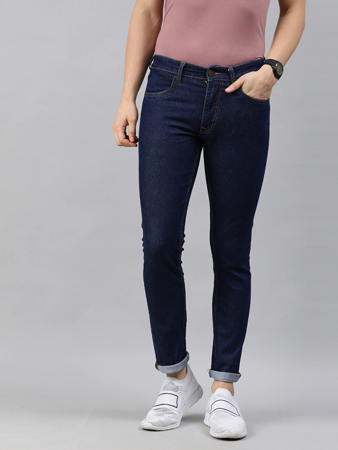 MASTERLY WEFT Men Slim Fit Stretchable Jeans
