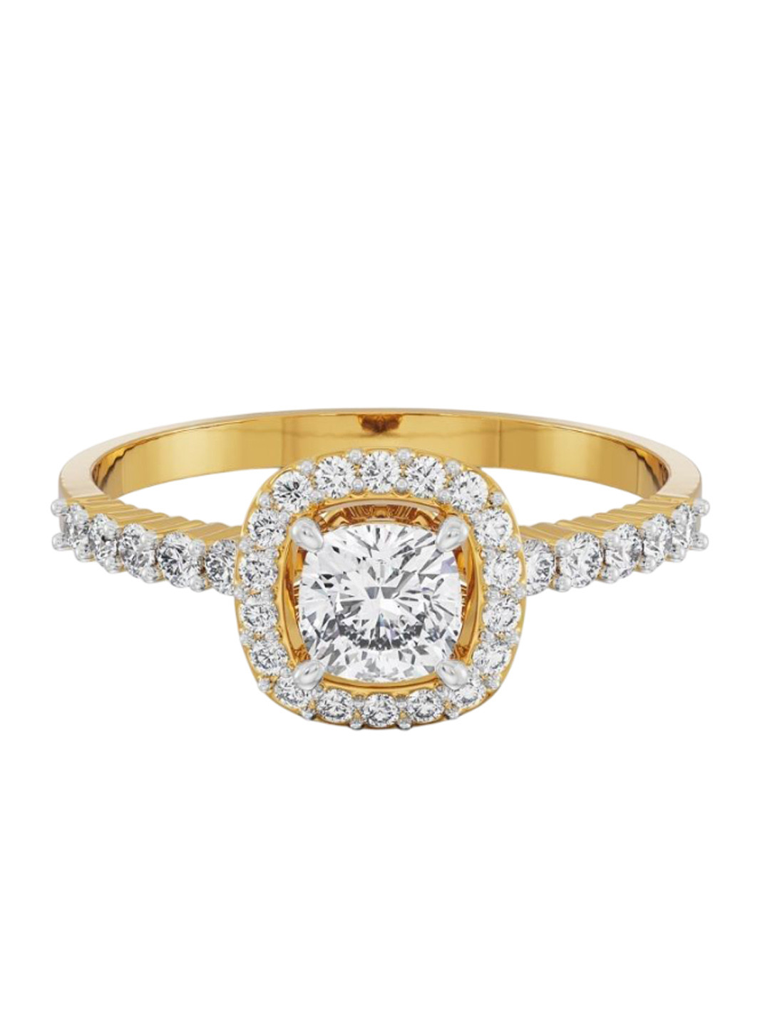 Emori Modern Grace Lab Diamond Ring in 18KT Gold