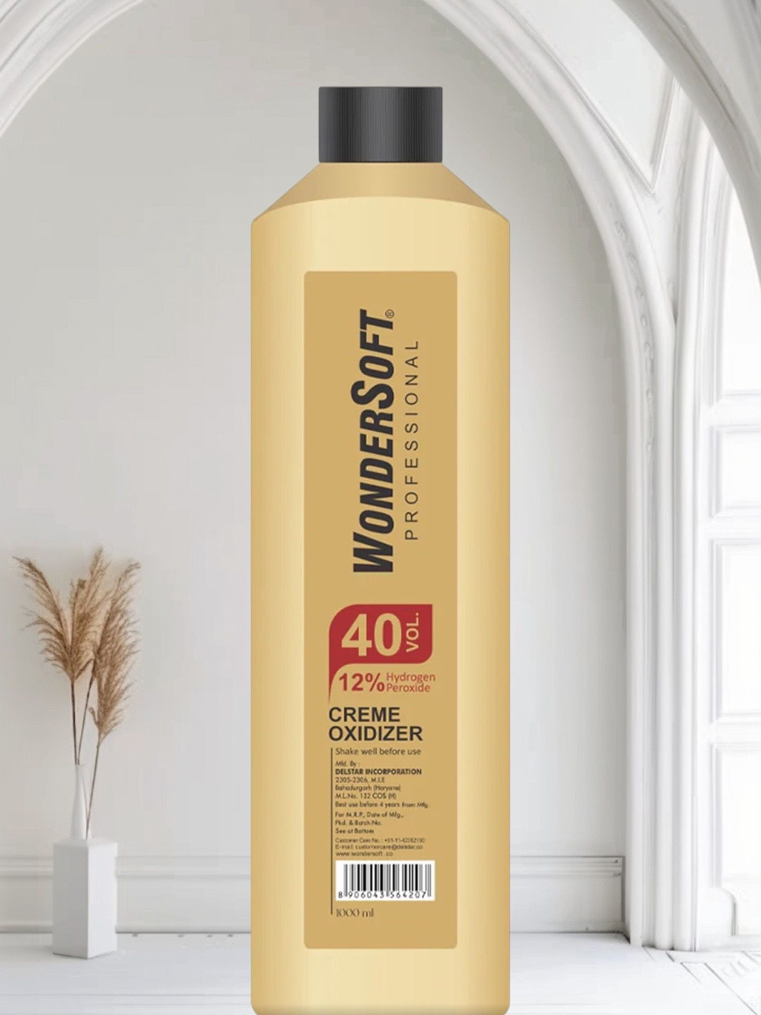 WonderSoft  Professional 40 Volume (12%) Hair Colour Developer Cream - 1 L
