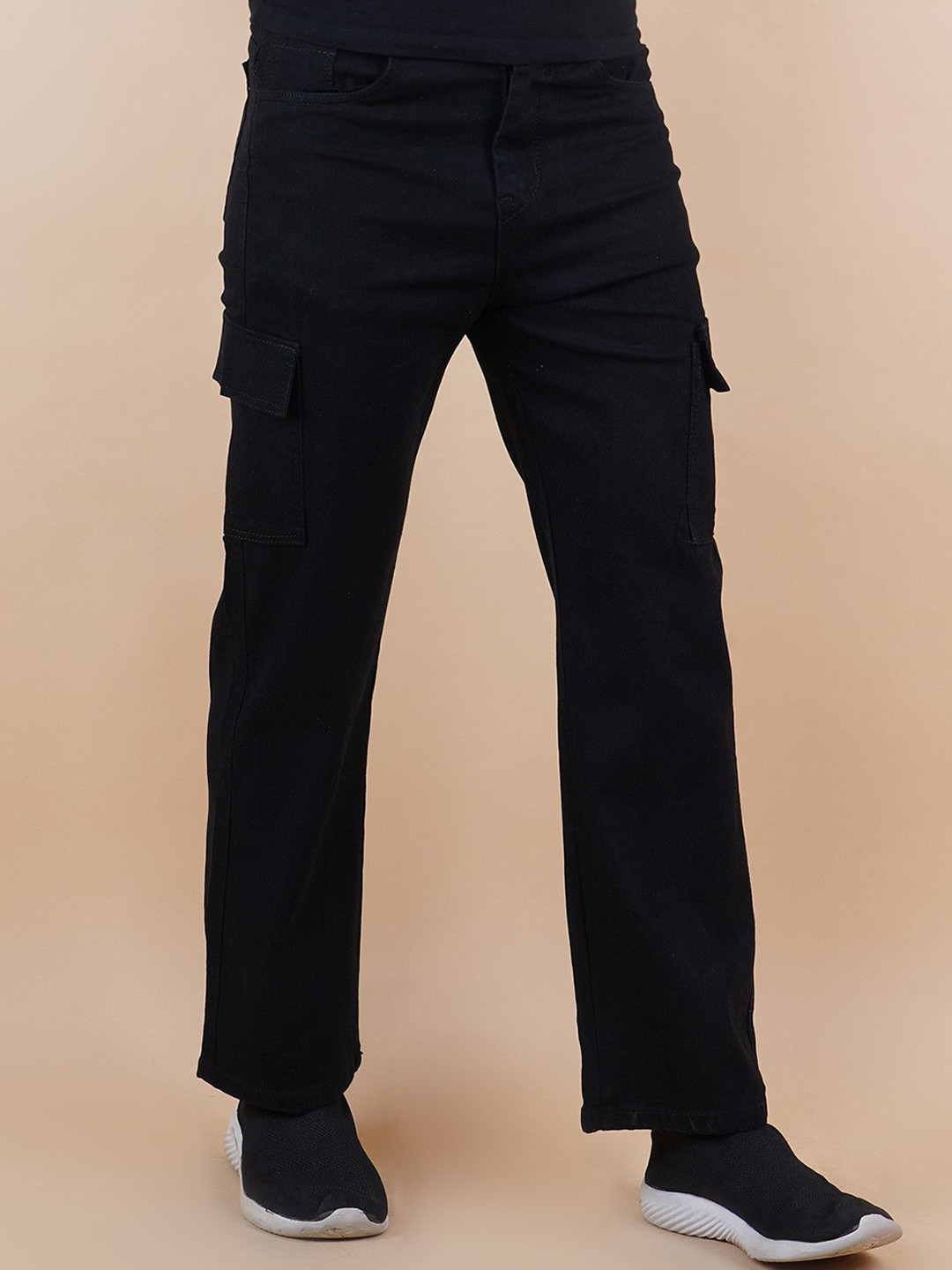 LINARIA Men Classic Slouchy Fit Cargo Jeans