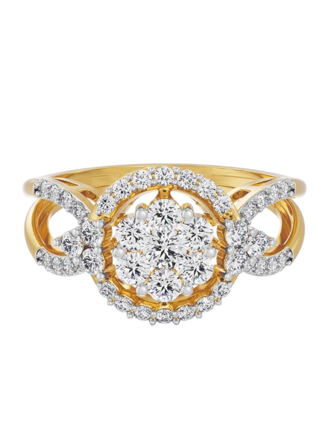 Emori Royal Radiance Lab Diamond Ring in 18KT Gold