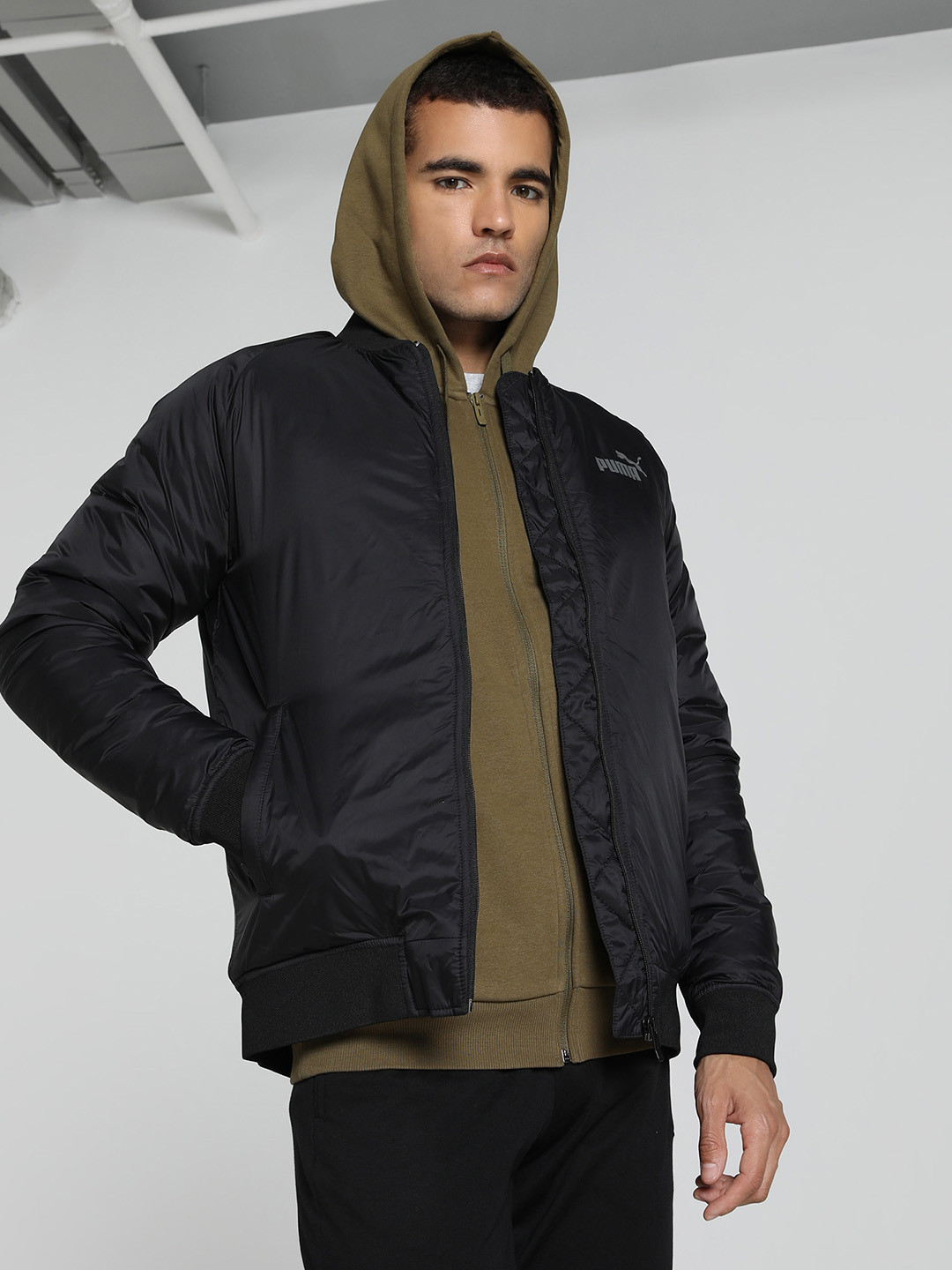 Puma Men Slim Fit Bomber Jacket