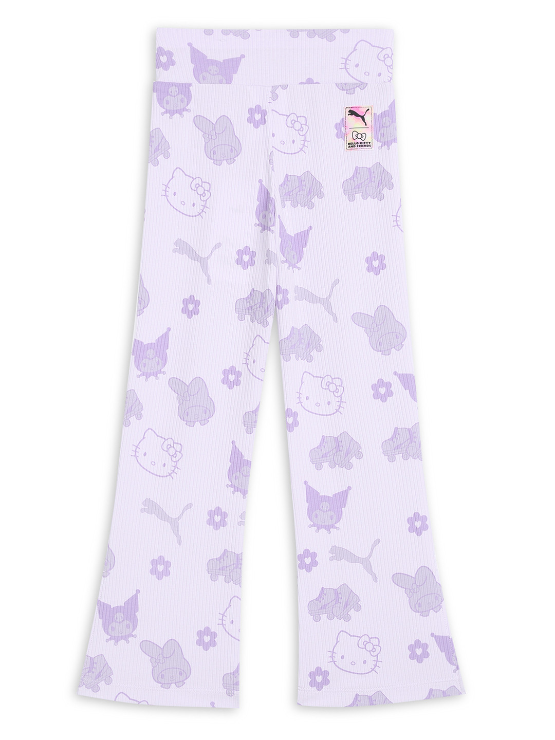 Puma x HELLO KITTY & FRIENDS Kid's Ribbed Flared Slim Fit Tights
