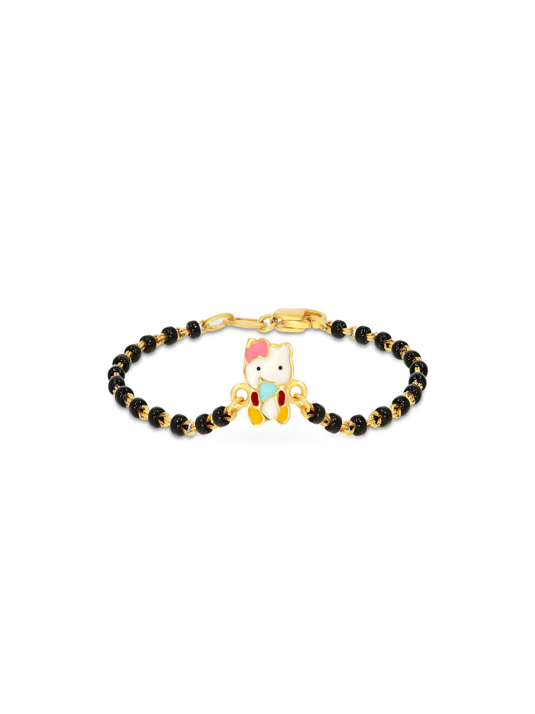 BHIMA 22K BIS Hallmark 916 Purity Yellow Gold Hello Kitty Kids Bracelet