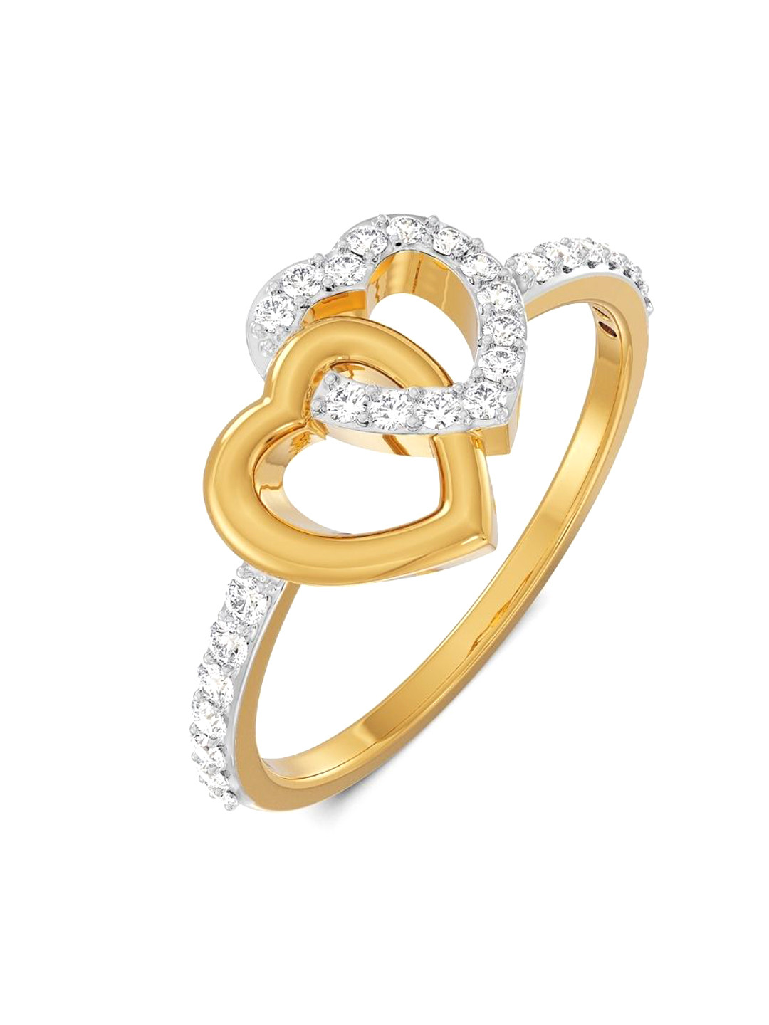 Emori Harmony of Heart Lab Diamond Ring in 18KT Gold