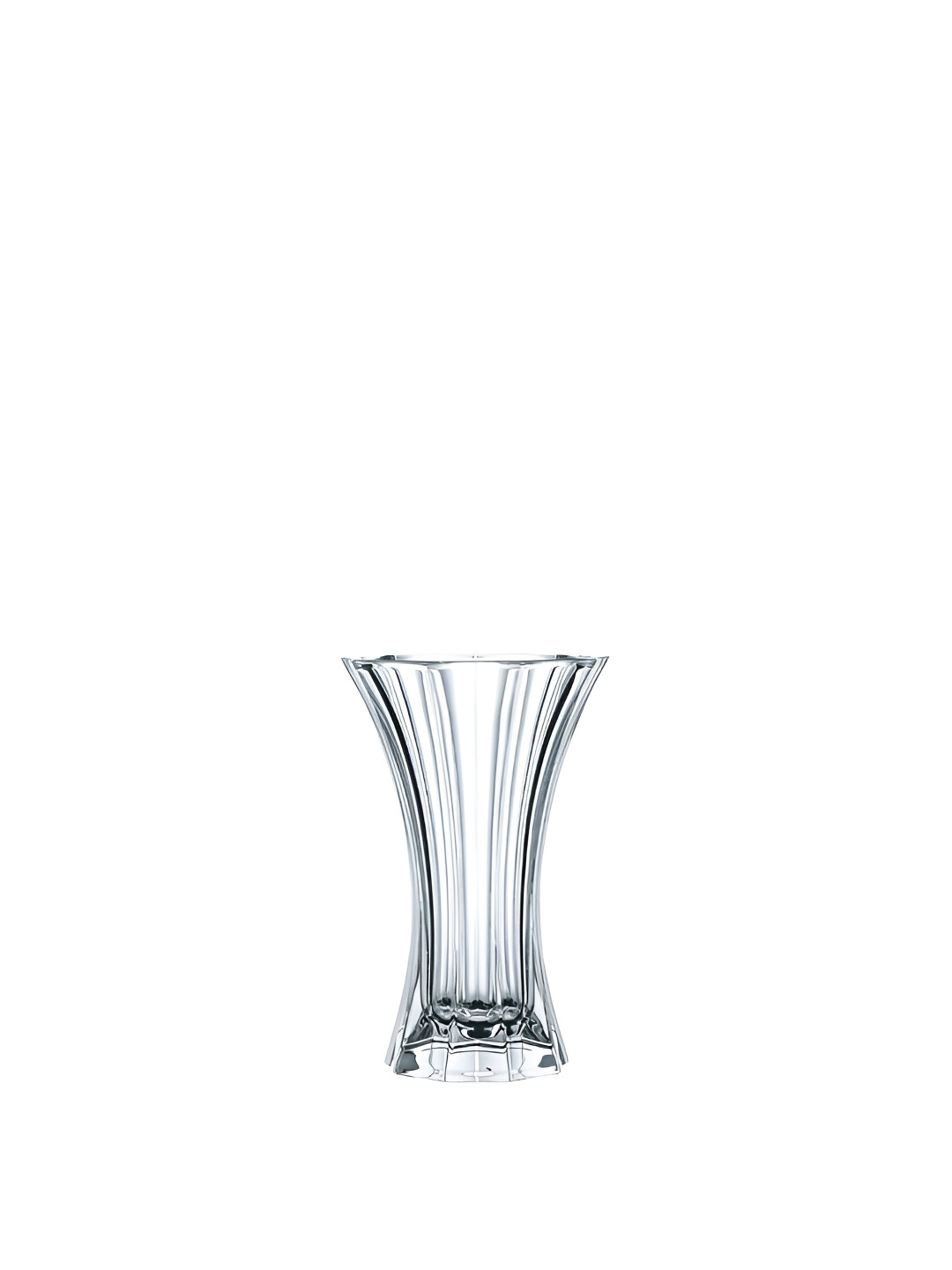 Nachtmann Transparent Textured Glass Flower Vase