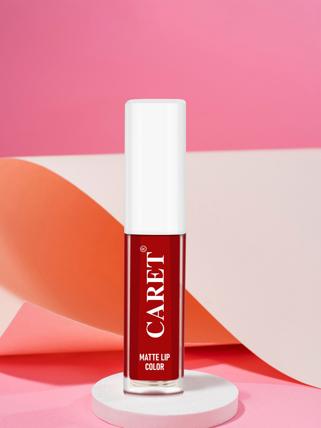 CARET ORGANIC Non-Transfer & Smudge Proof  Matte Lip Color - 2 ml - Red - 03