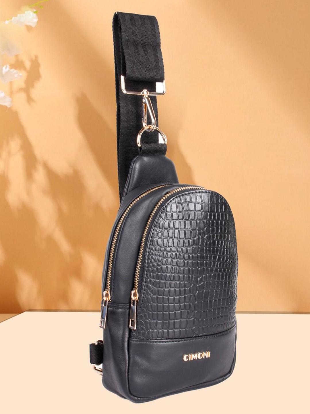 CIMONI Unisex Backpack with Monster Key Fob