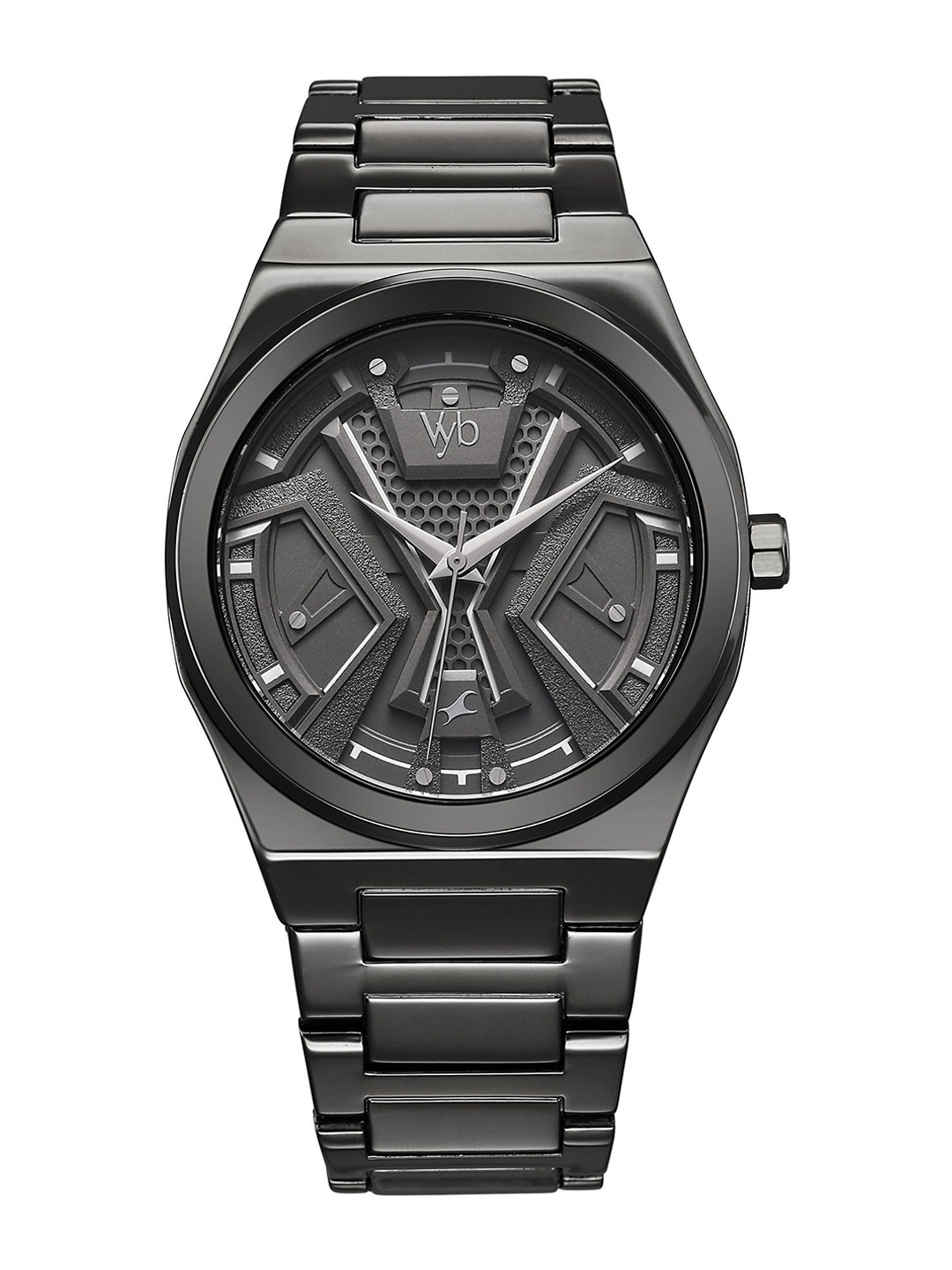 Fastrack  Vyb Limitless Men Textured Bracelet Style Straps Analogue Watch FV30025QM01